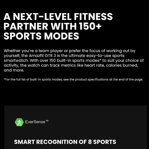 Amazfit GTR 3