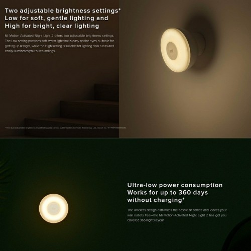 2 X Mi Motion-Activated Night Light 2