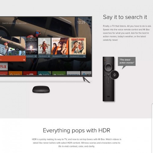 Mi TV Box S 4K 2nd Generation Android