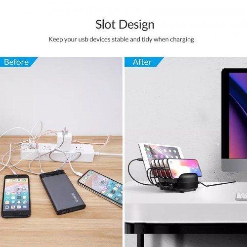 Charger Station 5 USB Ports Dock