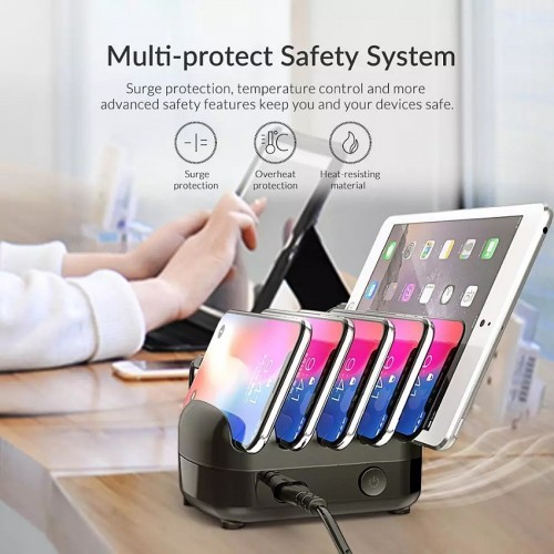 Charger Station 5 USB Ports Dock