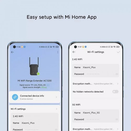 Mi WiFi Range Extender AC1200 2.4/5GHz Netbeinir