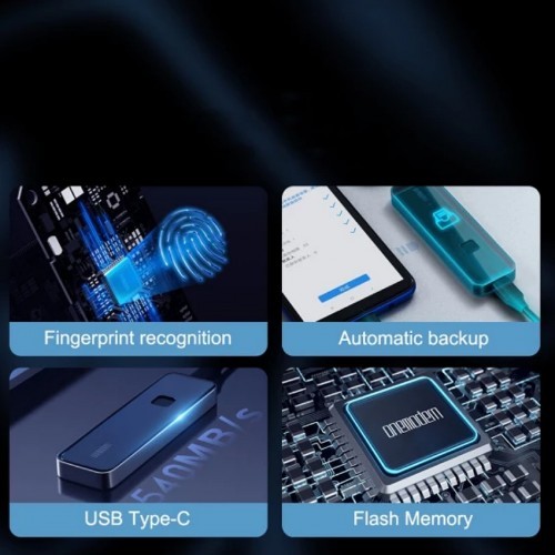 Xiaomi OneModern M8 500GB External SSD Hard Disk with fingerprint reader