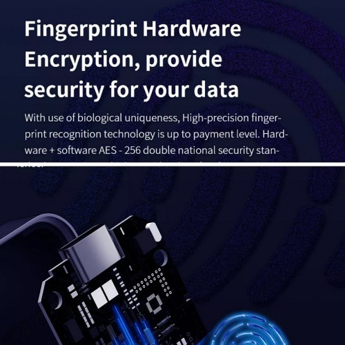 Xiaomi OneModern M8 500GB External SSD Hard Disk with fingerprint reader