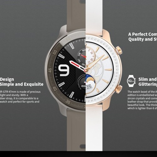 Amazfit GTR 42mm Swarovski Edition- Smartwatch