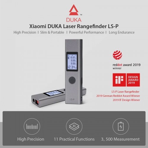 DUKA LS–1S Laser fjarlægðarmælir